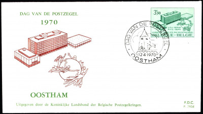 Belgia FDC 1970 Mi 1586  Stamp Day [292d-OOSTHAM]